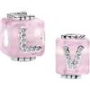 WEIMU Charm stopper in argento sterling 925 per braccialetti, ciondoli distanziatori