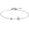 gioielleria Bracciale donna Marlù doppio in acciaio con rosa dei venti 33BR0013