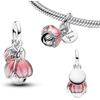 WEIMU Charm stopper in argento sterling 925 per braccialetti, ciondoli distanziatori