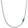 NADIR Collana Uomo Marlù 30CN0009-V con elemento in pietra Verde Acciaio