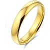 Maglione Gioielli Fede Nuziale pvd Oro Giallo 18kt bombatura comoda 4mm con astuccio portafede e garanzia incisione gratuita
