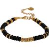 Vincent Paul BRACCIALE DONNA RAGAZZA PIETRE DURE NATURALI ONICE NERO