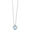 COMETE GIOIELLI Collana Con Acquamarina A Forma Di Cuore Di Comete Da Donna elegante cod. GLQ 272