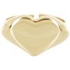 Giuzi Anello Chevalier Personalizzato Argento 925 a forma di Cuore, Anello Ragazza Regolabile Made in Italy con Incisione, Anello Donna + Confezione Regalo, Idea Regalo Donna