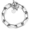 UNOAERRE 006EXB0015000 Bracciale in bronzo argentato catena forzatina