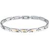 Sector No Limits Bracciale Uomo in Acciaio, Smalto, Collezione PREMIUM, Regalo Laurea Uomo - SAVK12