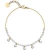 Brosway Cavigliera Donna in Acciaio e Cristalli/perle | Collezione Chant - BAH90