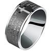 Bluespirit Anello Unisex, Collezione 3 Chic, in Acciaio - P.31W1030001