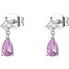 Brosway Orecchini Donna, Orecchini Pendenti in Argento e Vibrant Pink | Collezione FANCY - FVP115