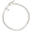 Dodo Mariani Bracciale Donna Sampietrini, Argento 925, Unisex, Classico, disponibile Per Bambini Donna Uomo dulti, 15cm/18cm/21cm