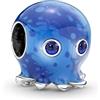 PANDORA Ciondolo Moments a forma di polpo in argento Sterling con vero cristallo blu e smalto blu