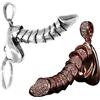 ZZTAE Divertente ciondolo con pene erettile, collana sexy a forma di stelo creativo, collana personalizzata con ciondolo creativo per il sesso, regalo per ornamento con ciondolo in piedi per ragazze