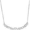 Cavaliere Gioielli Collana con 2 Nomi Doppio Personalizzato Nome Argento 925 Girocollo Donna Ragazza Personalizzabile