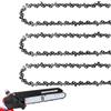 JINFFR Catena per motosega da 20,3 cm, calibro 127 cm, passo 3/8, 33 maglie di trasmissione, catene per motosega da 20,3 cm, adatta per Chicago Sun Joe SWJ800E SWJ806E Portland, Greenworks e altri, S33 (3