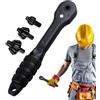 Generic Chiave a cricchetto portatile, chiave per trapano per riparazione automatica, 30,5 cm, portatile, a doppia testa, con presa sicura, struttura in acciaio con design antiscivolo, accessori per la