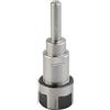 Septoolshop Adattatore per asta di prolunga per router da 1/4, 6 mm, 8 mm, 12 mm, per fresatrice CNC, in acciaio al carbonio, colore argento, adattatore per mandrino a pinza (da 8 mm a 1/2)