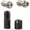 Gdfnmogo Adattatore modificato per smerigliatrice angolare a mandrino dritto da 3 mm 6 mm per filettatura M10 x 1,5 10 mm 14 mm in acciaio ad alto tenore di carbonio porta punte da trapano (10 mm)