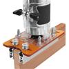 Genérico Di Slot 2 In 1: Strumento Di Router Per Trimmer In Legno, Accessorio Per Macchine Utensili Di Regolazione, Base Di Router Per Carpenteria, Strumento Di Taglio Resistente Per Pr