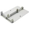 feedal Supporto universale per PCB, strumento di riparazione per morsetti per dispositivi Jig, kit di saldatura, in acciaio inossidabile, supporto per circuiti stampati per schede madri, 12 x 8 cm