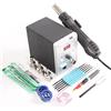 KOROBIE Stazione di saldatura, 858d Gun di aria calda 70 0W BGA Saldatura saldatura stazione desolding riscaldata ventilata for capelli SMD SMT Strumento riparazione della(SET-5)