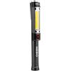 NEBO Big Larry 2 - Torcia LED Potente Professionale da 500 lumen - Con luce da lavoro COB - Clip da tasca con base magnetica per illuminazione a mani libere - Portatile, Dimmerabile - Luce di pericolo