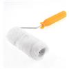 Aexit PareteVerniciatura Pulizia manico in plastica arancione Rullo copertura vernice bianca 6 '' ID: 144455