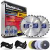 Toolway Dado 111028 - Set di lame da 200 mm, 24 denti