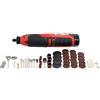 KUNZER 7AMS01 - Smerigliatrice multifunzione a batteria per lavori di precisione, batteria agli ioni di litio da 12 V, 2000 mAh, con accessori da 53 pezzi e valigetta