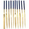 Hemobllo 10pezzi Ago Rivestita Diamante Set Per Sbavatura e Intaglio Su Legno Pietra Marmo Osso Vetro Incluse Forme Piatte Coniche Rotonde Coltello Triangolari e Quadrate