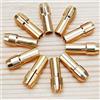 TopHomer Set di mini pinze in ottone da 0,5 a 3,2 mm, 10 pezzi di piccole punte da trapano elettriche per utensili rotanti