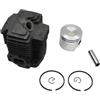 GXAOeUX Adatto for TH48 TH43 Kbl48 KBH48 TH430 KBH43A Rasaerba Kit cilindro pistone 41,5 mm 44 mm(TH48 44mm)