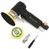 BINGNU Con 1/2/3 pollici pad mini levigatrice pneumatica for lucidatura auto ad alta velocità aria lucidatrice macchina utensile pneumatico per lucidatura(Black air sander set)