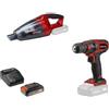 Einhell TC-CD 18/35+Te-VC 18 (1x2,5Ah) 4326596 Werkzeugset Akkugeräte