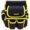 TopHomer Cintura portautensili con 6 tasche, borsa per attrezzi da giardino con fibbia regolabile, cintura per attrezzi da uomo per casa, giardino, ristorante, cesoia, chiave, martello, cacciavite (giallo)