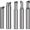 HXSMOZ 1pc punta da trapano for pialla diamantata lucidatura fresa singolo cristallo acrilico strumento di lucidatura del diamante MCD acrilico alluminio diamante EndMi(D2xH3xD6x40L)