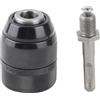 Jwthee Adattatore per mandrino per trapano, adattatore per mandrino autoserrante 2 a 13 mm con SDS, adattatori per punte trapano in metallo per attacco per avvitatore a percussione