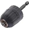 DURAVIK Mandrino senza chiave 1 pz convertitore mandrino autoserrante 3/8- 24UNF adattatore cambio rapido filettatura 1/4 codolo esagonale(1PC(0.8-10mm))