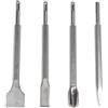 MMYUAK Scalpello Set di strumenti per muratura per la lavorazione di legno, cemento, pareti e roccia(4 pezzi)