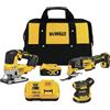 DEWALT DCK300P1 20V MAX XR - Kit de carpintería sin escobillas de 3 herramientas