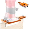 Renopfect Template Per Lavorazione Del Legno - Jig Ergonomico per Lavorazione del Legno,Guida per Macchine Trimmer ad Antiscivolo per Tavole per Falegnami, Tecnici di Mobili e Appassionati di Fai da