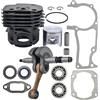 UYTGFO Adatto for motosega Husqvarna 365 365 EPA/Special 503691072 503 72 91 72 Kit cilindro pistone da 48 mm