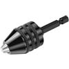 DURAVIK Mandrino senza chiave Adattatore for avvitatore a percussione senza chiave con mandrino for trapano con punte micro for cacciavite con codolo esagonale da 1/4 di pollice for smerigliatrice elettrica