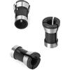 DBEIXIWEI 3PCS Router Bit Pinze 1/4 15/64 5/16 Quick Release Chuck Driver Adapter per Grinder Trimmer Incisione Macchina