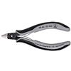 Knipex 79 42 125 ESD - Pinza a taglio laterale, Acciaio al cromo vanadio, Plastica, Nero/Grigio)