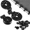 Maitys 40 clip in plastica per parasole in plastica, per serre, esterni, giardino, anti uccelli, tendine, accessori in tessuto, resistenti ai raggi UV