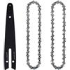 ZHLWei Confezione da 12 catene da 4/6, accessori for mini motoseghe Home 4/6 (guida/catena) Catene di ricambio for seghe da potatura a batteria, utensili da taglio