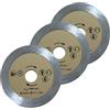 cskky 3 pezzi Disco for sega circolare diamantato 54,8x11,1 mm Taglio Parti di utensili rotanti for muratura Piastrelle Lavorazione del legno Metallo Taglierina for vetro .oth