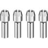 QUARKZMAN 4pz Mandrini per Trapano Colletto da 3.0mm Lunghezza 18mm Mini Smerigliatrice Elettrica Sostituzione Rapida Utensile di Perforazione per Utensili Rotativi