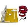 Generico Router Lift System, Anti-Rust Wood Router Hoist Kit With Clear Scale Base, Height Adjustment Tool, Perfect For Woodworking And Engraving Machines, Clear Plate Marking For Easy Measurements