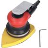 Zoeyilan Levigatrice pneumatica da 1/4 di pollice, levigatrice orbitale casuale ad aria, levigatrice angolare pneumatica a triangolo, 90PSI 10000 giri/min, vibrazione lunga, per lucidatura